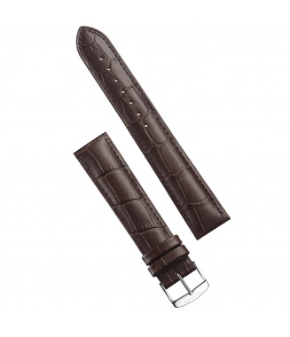 Pasek Stailer PRM Comfort 2442, Brązowy, Skórzany, 18 mm