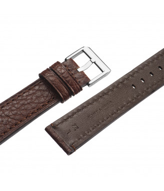 Pasek Stailer PRM Aviator 5242, Brązowy, Skórzany, 22 mm