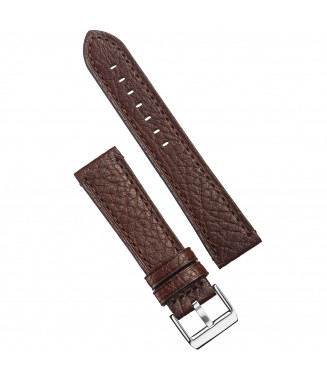 Pasek Stailer PRM Aviator 5242, Brązowy, Skórzany, 22 mm