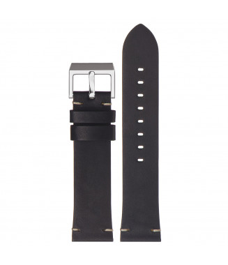 Pasek Stailer PRM Select 5971, Czarny, Skórzany, 20 mm