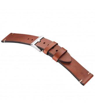 Pasek Stailer PRM Select 5975, Koniakowy, Skórzany, 20 mm