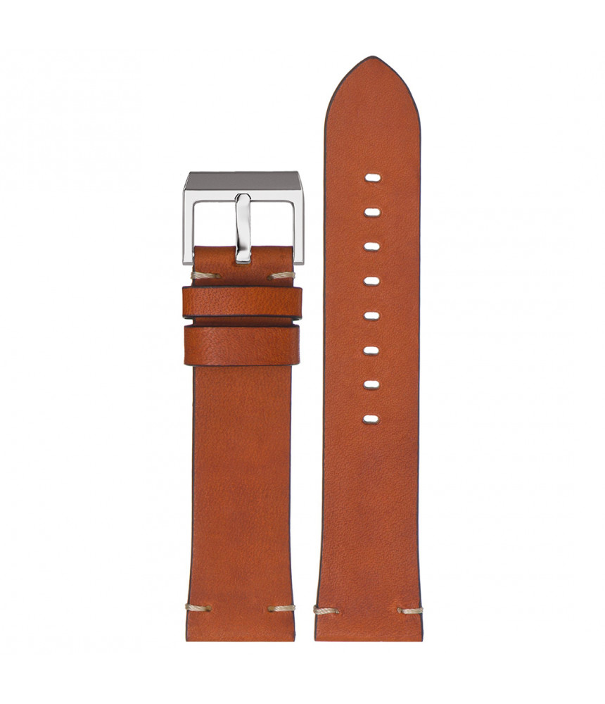 Pasek Stailer PRM Select 5975, Koniakowy, Skórzany, 20 mm