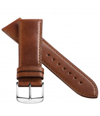 Pasek Stailer PRM Vintage 6022, Brązowy, Skórzany, 20 mm