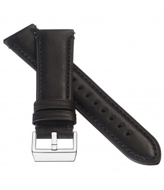 Pasek Stailer PRM Vintage 6051, Czarny, Skórzany, 20 mm