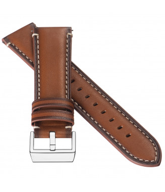 Pasek Stailer PRM Vintage 6055, Jasny brązowy, Skórzany, 22 mm