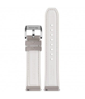 Pasek Stailer PRM Max Endurance Classic 7304, Jasny szary, Skórzany, 22 mm