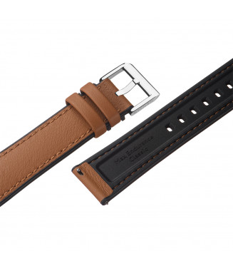 Pasek Stailer PRM Max Endurance Classic 7305, Jasny brązowy, Skórzany, 22 mm