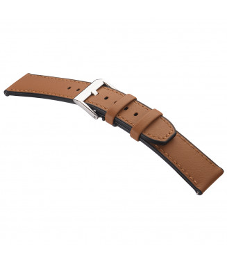 Pasek Stailer PRM Max Endurance Classic 7305, Jasny brązowy, Skórzany, 22 mm