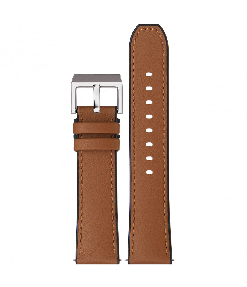 Pasek Stailer PRM Max Endurance Classic 7305, Jasny brązowy, Skórzany, 22 mm