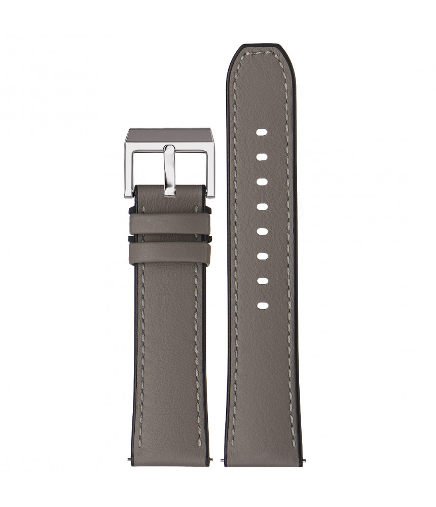 Pasek Stailer PRM Max Endurance Classic 7314, Szary, Skórzany, 18 mm
