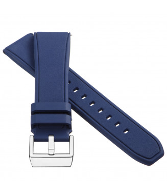 Pasek Stailer Rubber collection CS707, Niebieski, Kauczukowy, 20 mm