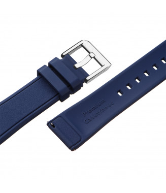 Pasek Stailer Rubber collection CS707, Niebieski, Kauczukowy, 20 mm